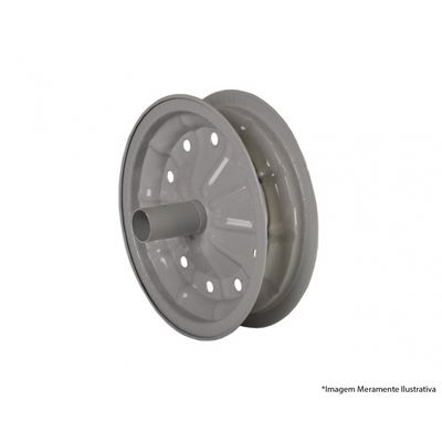 Roda Carrinho Carga C/Rolamento De Rolete 8