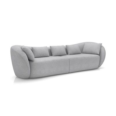 Sofá 3 Lugares Dubai Itacaré Cinza 212 cm