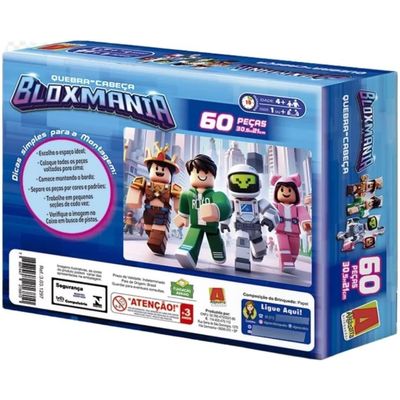 Quebra Cabeça 60pç Bloxmania 3031297 - Algazarra