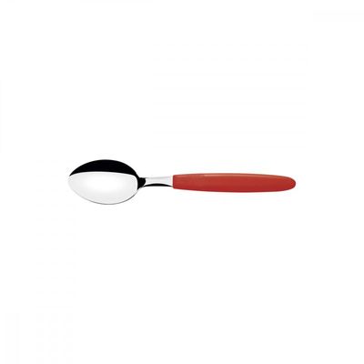Colher para Cha Tramontina Ipanema com Lamina em Aço Inox e Cabo de Polipropileno Vermelho