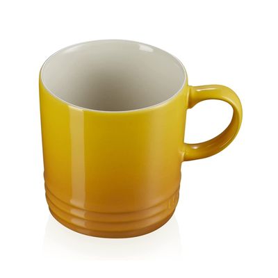 KIT LE CREUSET PORTA UTENSÍLIOS 1L E CANECA 350ML AMARELO NÉCTAR