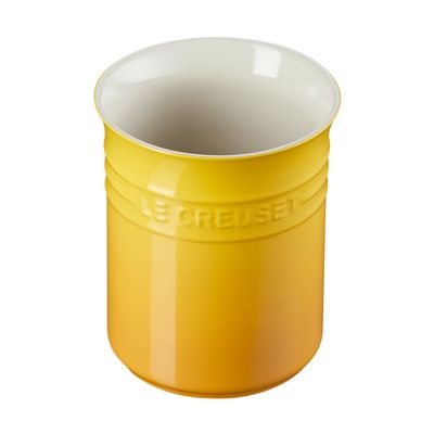 KIT LE CREUSET PORTA UTENSÍLIOS 1L E CANECA 350ML AMARELO NÉCTAR