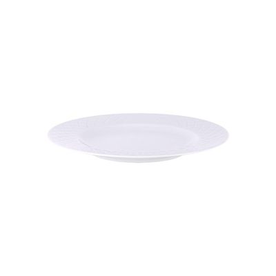 Conjunto 24 Prato Raso Mesa Ingrid Porcelana 27cm Tramontina