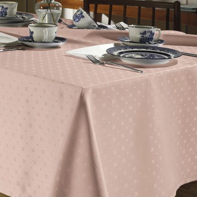 Toalha Mesa Retangular 140x210cm Requinte TJ 5796Rose Dohler
