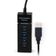 Hub USB 3.0 Com 4 Portas Alta Velocidade 5.0 Gbps Uh-30 Preto