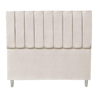 Cabeceira Casal 1,60m Londres Suede Bege Dal Poz Estofados