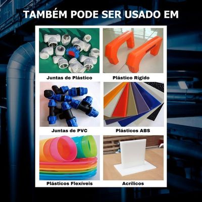 Cola Cano PVC Adesivo Plástico Frasco 850g Unecol Profissional Resistente Forte Secagem Rápida
