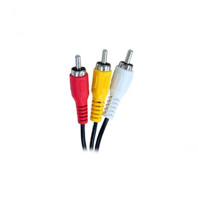 Cabo De Audio-video Evus C-012 3 Rca + 3 Rca Macho 1,5m