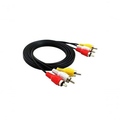 Cabo De Audio-video Evus C-012 3 Rca + 3 Rca Macho 1,5m