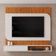 Painel Ripado TV 65 Pol com Bancada Suspensa 150cm Ezra D05 Freijó Off White - Lyam Decor