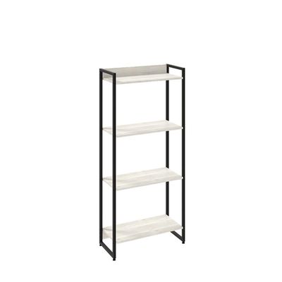 Kit 3 Estantes Multiuso Escritório Industrial 4 Prateleiras Areta 145x60cm C01 Snow - Lyam Decor