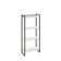 Kit 3 Estantes Multiuso Escritório Industrial 4 Prateleiras Areta 145x60cm C01 Snow - Lyam Decor
