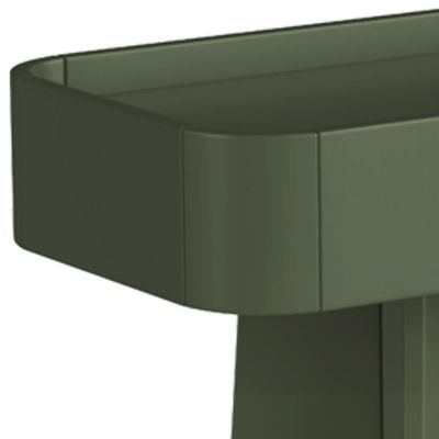 Aparador Para Sala De Estar Orgânico Industrial Alef I03 Musgo Preto - Lyam Decor