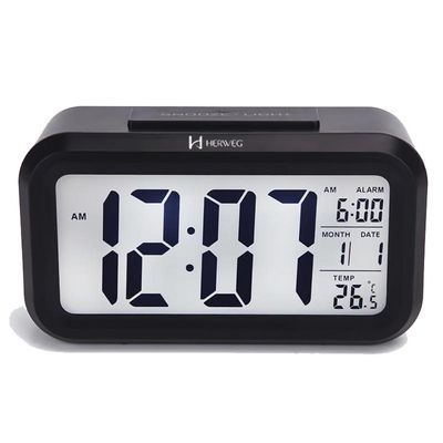 Despertador Digital Herweg Ref: 2988-034 Preto