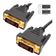 Cabo DVI D x DVI D (Dual Link) com Filtro com 1.8 Mts Preto