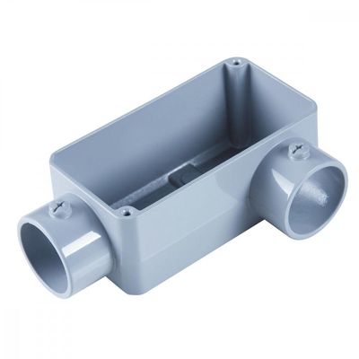 Condulete fixo 2" tipo "LL" - com tampa / sem rosca / sem pintura