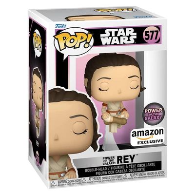 Funko Pop Star Wars 577 Rey Power of The Galaxy Exclusive
