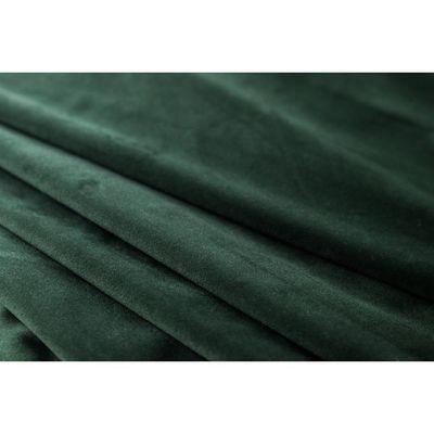 Cabeceira Casal Curva Luxo 140x60 Veludo Verde - Tachas Fumê