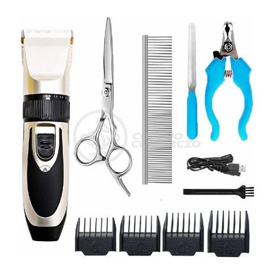 Kit Maquina De Tosa Pet Clipper Cães & Gatos Bivolt Fzf-230