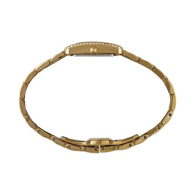Relógio Seculus Feminino Ref: 77324lpsvda1 Retangular Aço Dourado