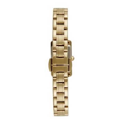 Relógio Seculus Feminino Ref: 77324lpsvda1 Retangular Aço Dourado