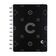CADERNO INTELIGENTE A5 MONOGRAM BLACK CRYSTALS BY SWAROVSKI