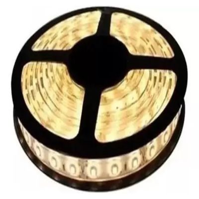 Kit 5 Fita Led Rolo 5m 3528 Branco Quente Prova D'agua