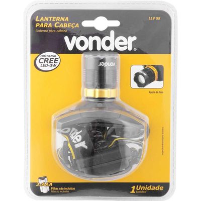 Lanterna Para Cabeça Superled Cree Llv55 Vonder