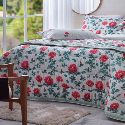 Jogo De Cama Casal Duplo 4 peças Clara 250x220cm 140 Fios Realce Premium
