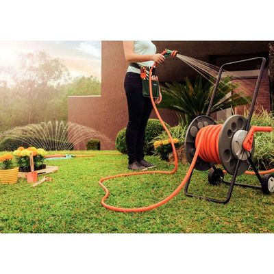 Mangueira Jardim Multi Com Engates Rápidos E Esguicho 25 Metros - 79212251 - Tramontina