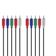 Cabo 5 Rca Macho Para 5 Rca Macho Video Componente 2 Metros - P5r-2