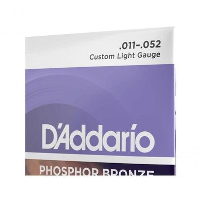 Encordoamento Violão Aço .011-.052 Phosphor Bronze Ej26 D