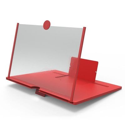 Tela Aumento Amplificadora De Imagem Para Smartphone F5 Vermelho