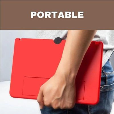 Tela Aumento Amplificadora De Imagem Para Smartphone F5 Vermelho