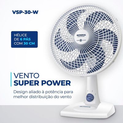 Ventilador De Mesa Mondial 6 Pás 30cm Super Power 220V 220V