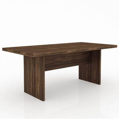 Mesa de Reunião Escritório Nogal Tecno Mobili