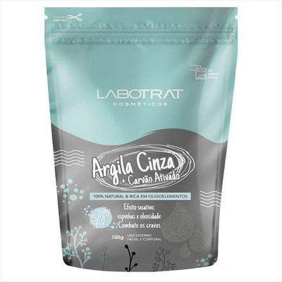 Labotrat Argila Cinza C- Carvão Ativado 100g