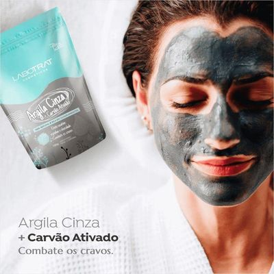 Labotrat Argila Cinza C- Carvão Ativado 100g