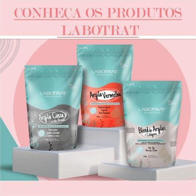 Labotrat Argila Cinza C- Carvão Ativado 100g