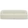 Sofá 3 Lugares Curvo Orgânico com 02 Poltronas Para Sala Living 220cm Barolo L06 Veludo Bege - Lyam Decor
