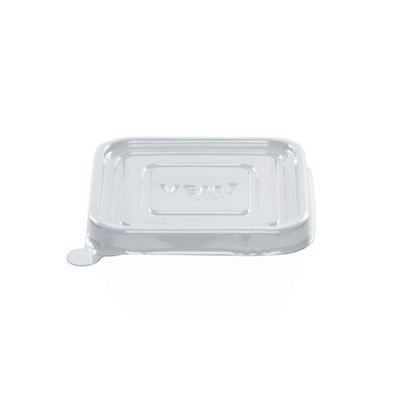 Tampa Descartável Para Travessa 11x11 250ml Natural em PVC - 1.800 Unidades