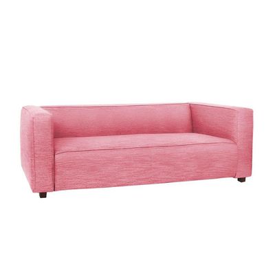Sofá Namoradeira Amsterdam 1,40m Suede Pink - Inova Decorações