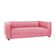 Sofá Namoradeira Amsterdam 1,40m Suede Pink - Inova Decorações