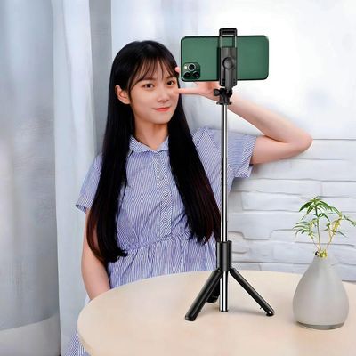 Bastão De Selfie Com Tripé Para Celular Com Controle Dispara