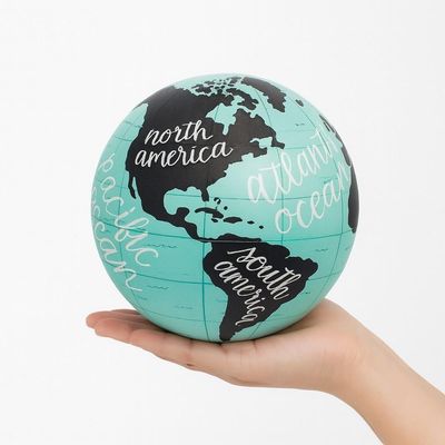 Globo Terrestre Luminária Decorativa Mapa Mundi Led Vintage