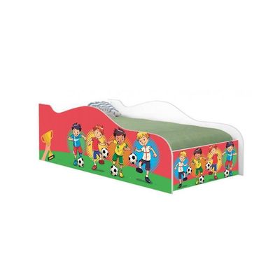 Mini Cama Fun Futebol Meninos Infantil Com Colchão