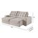 Sofa Martins M-190 02 Md.1.00 - V-211 Creme