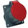 Tomada De Embutir 3p+t 16a 380-440v - S4046 - Steck Tom Embut. 3p+t16a 380-440v S-4046 Steck
