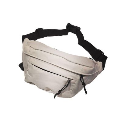 Pochete Bolsa Grande Transversal Ajustável Lisa Dinheiro Branco