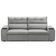 Sofá Retrátil Reclinável Para Sala 3 Lugares 205cm Gordon F04 Veludo Cinza Claro - Lyam Decor